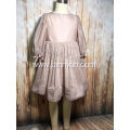 Girls Grey Cotton Silk Fairy Dress